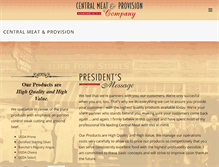 Tablet Screenshot of centralmeatco.com